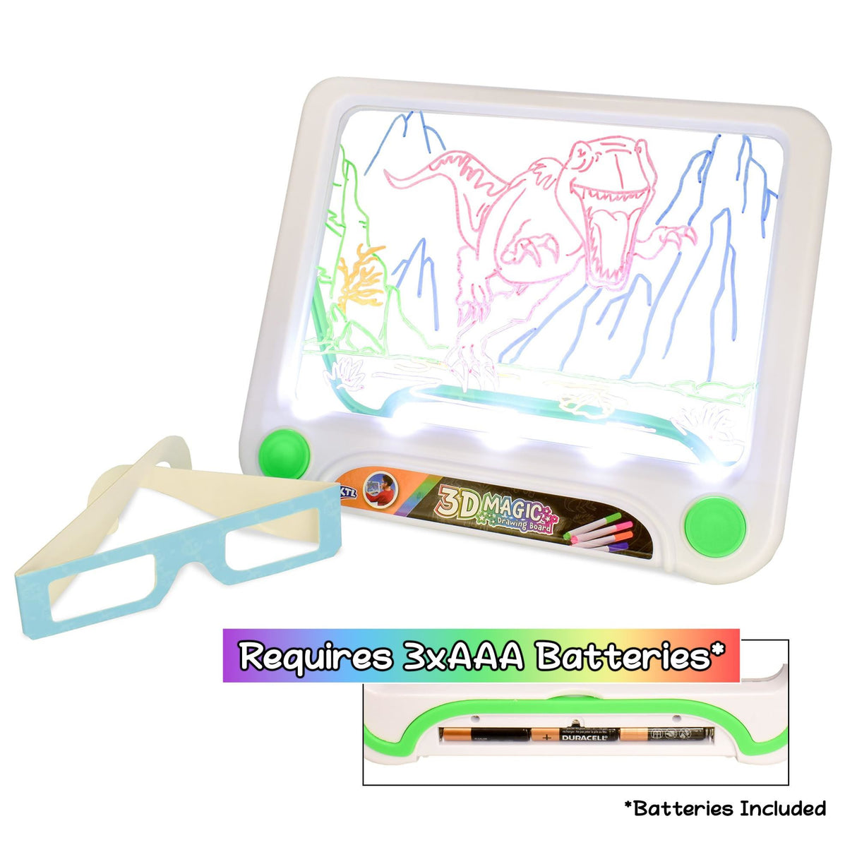 Dinosaur 3D Writing Board