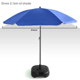 240cm UV Resistant Tilting Parasol