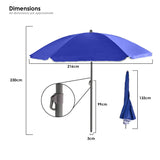 240cm UV Resistant Tilting Parasol