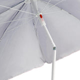 Red and White 160cm Parasol