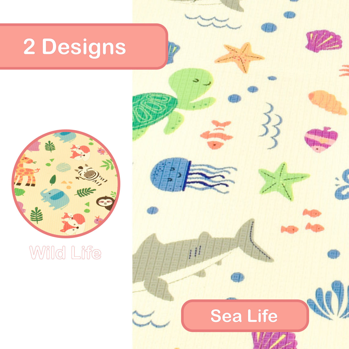 Large Sea Life Playmat