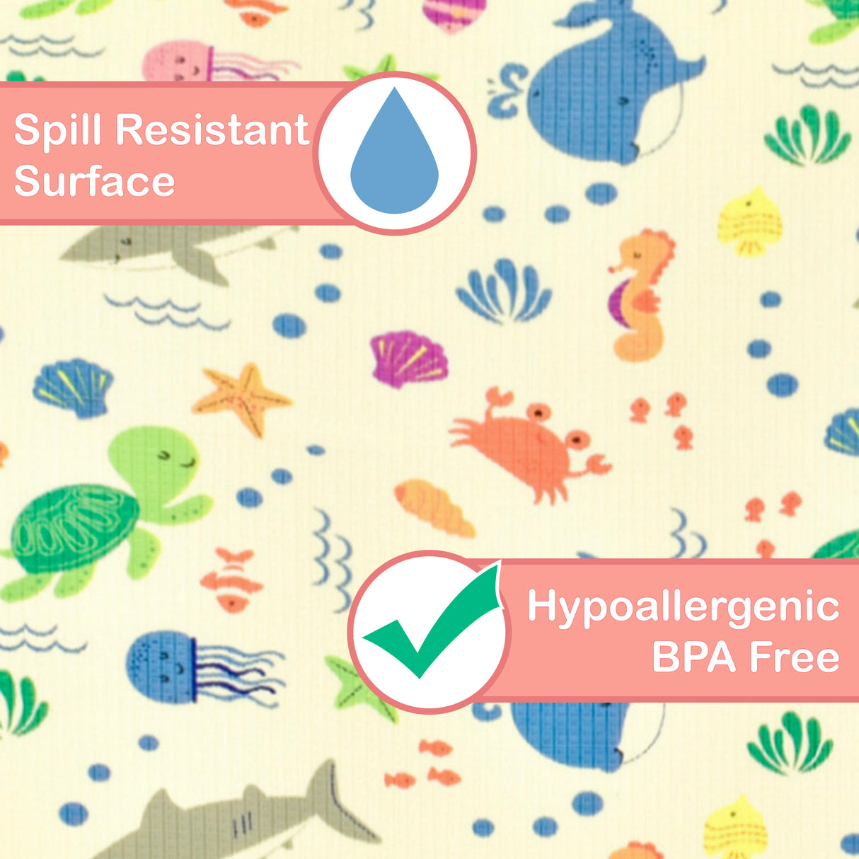 Large Sea Life Playmat