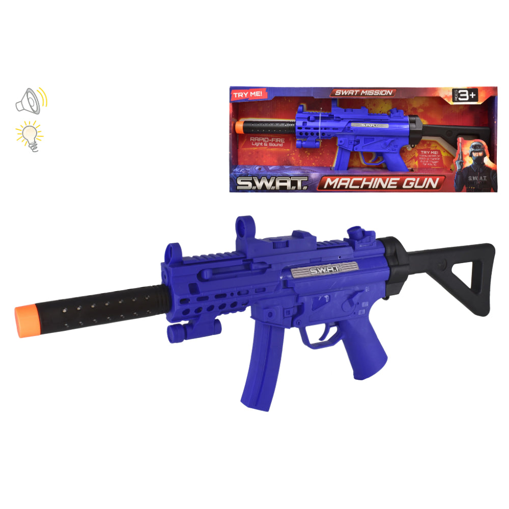 SWAT Battery Operated Large Toy Machine Gun