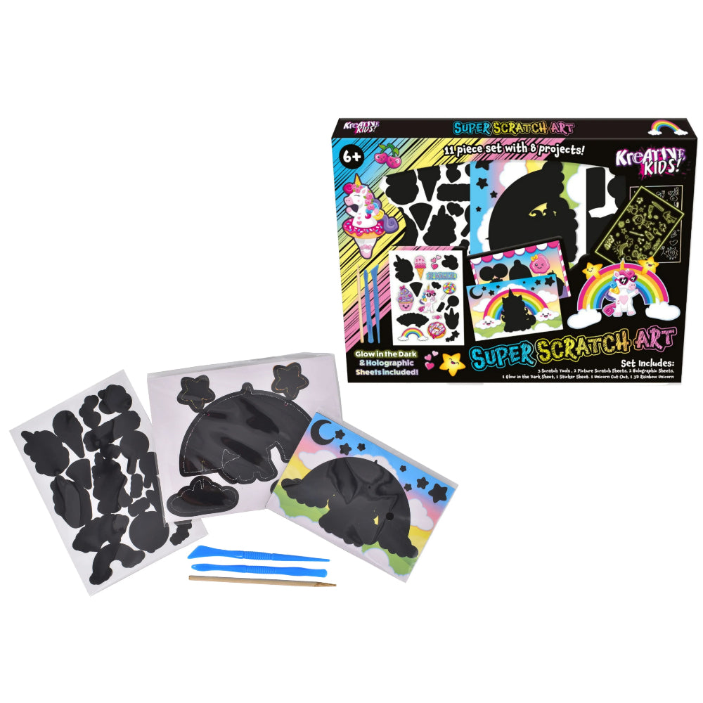 Super Scratch Art Set