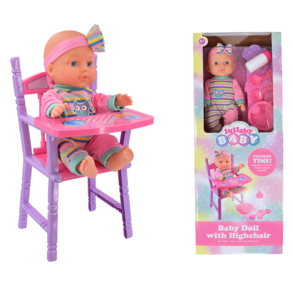 Baby Doll with High Chair