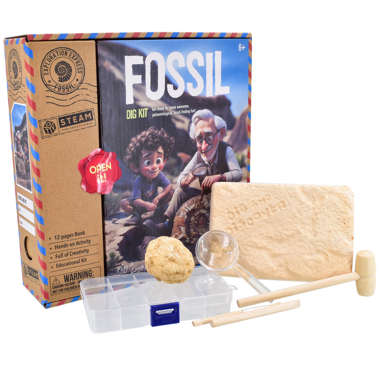 Fossil Excavation Kit