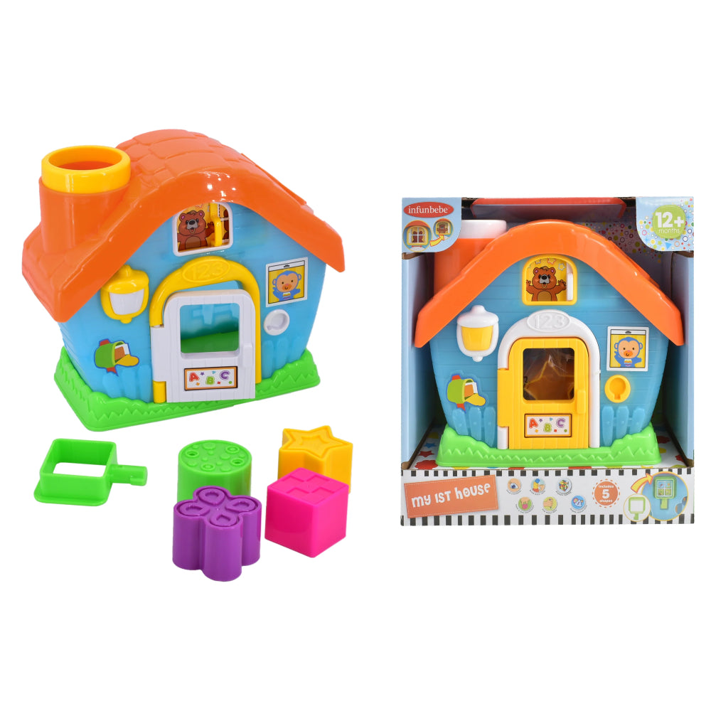 My First House Shape Sorting Toy Play House