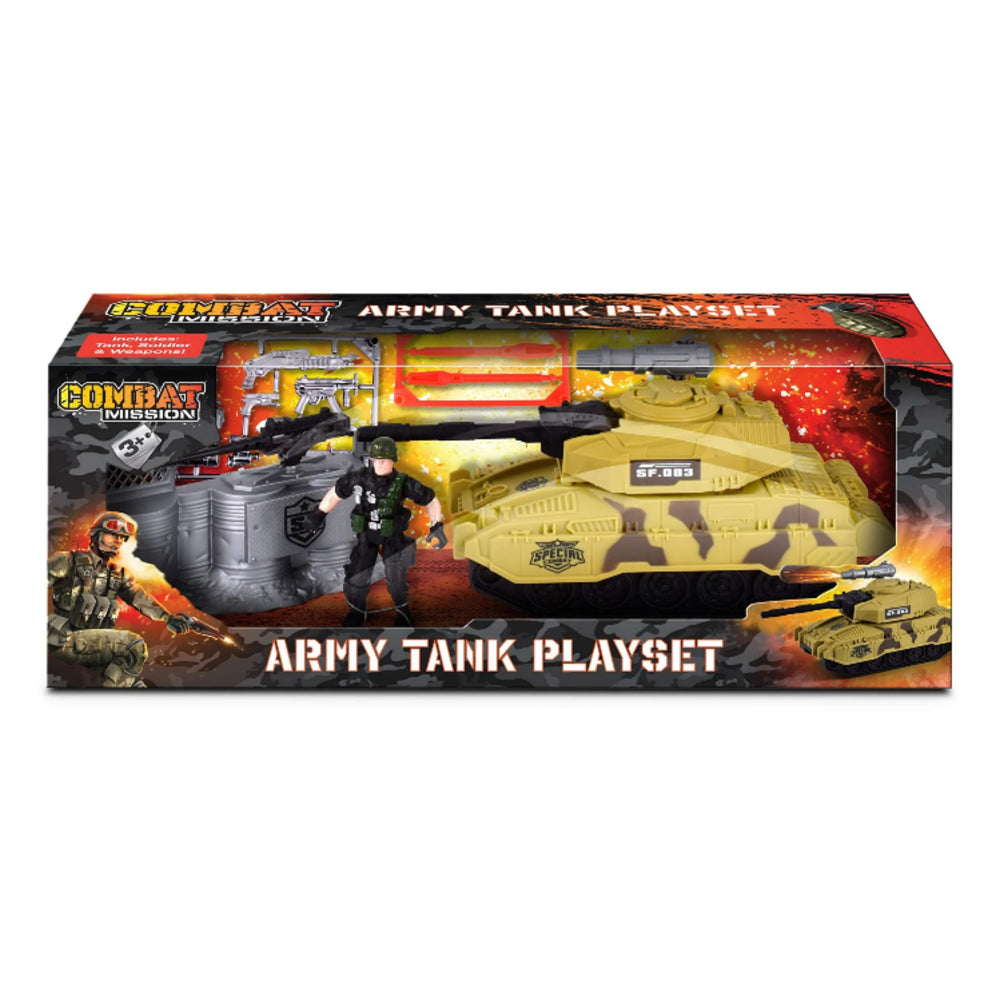 Army Toys Tank Playset With Tank Soldier And Toy Weapons