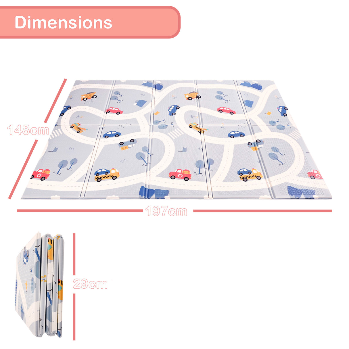 Extra Large Car Play Mat