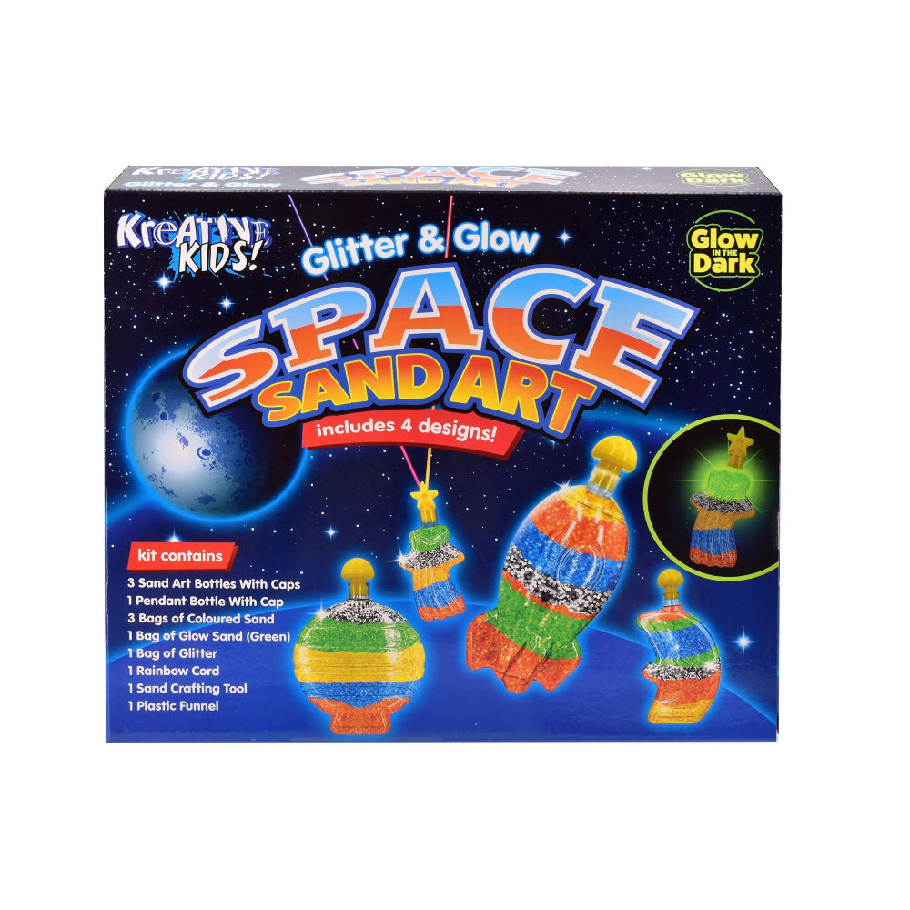 Glitter And Glow Space Sand Art Kit