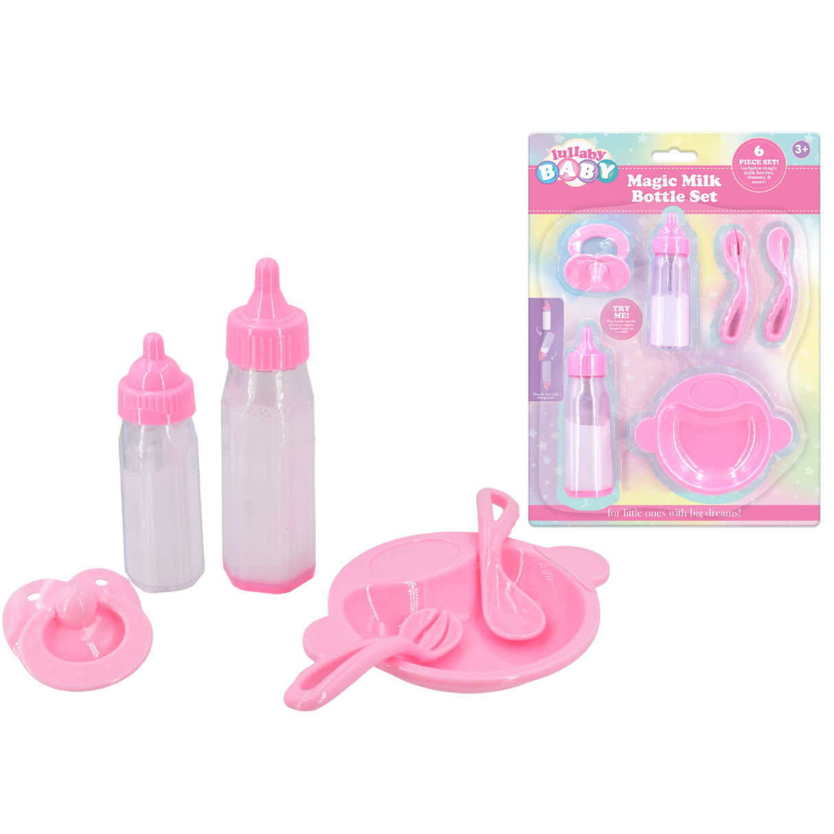 6-Piece Magic Milk Bottle Feeding Set