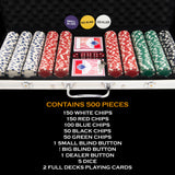 500 Piece Texas Hold'em Poker Set