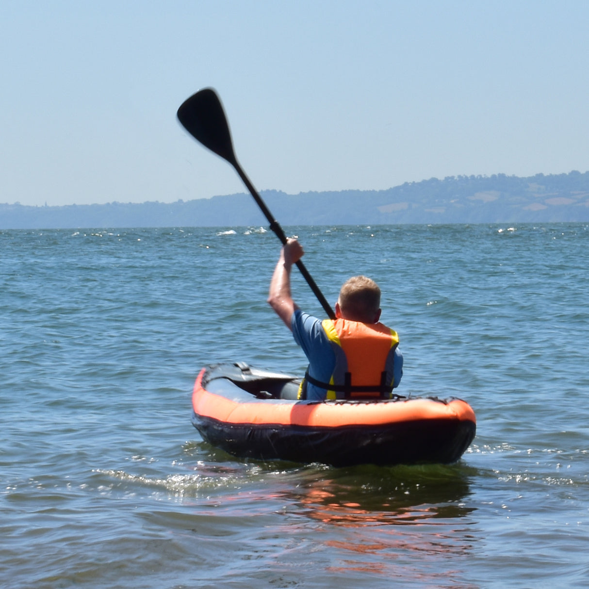 9ft 10in Inflatable Single Seat Sit In Kayak