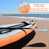 9ft 10in Inflatable Single Seat Sit In Kayak