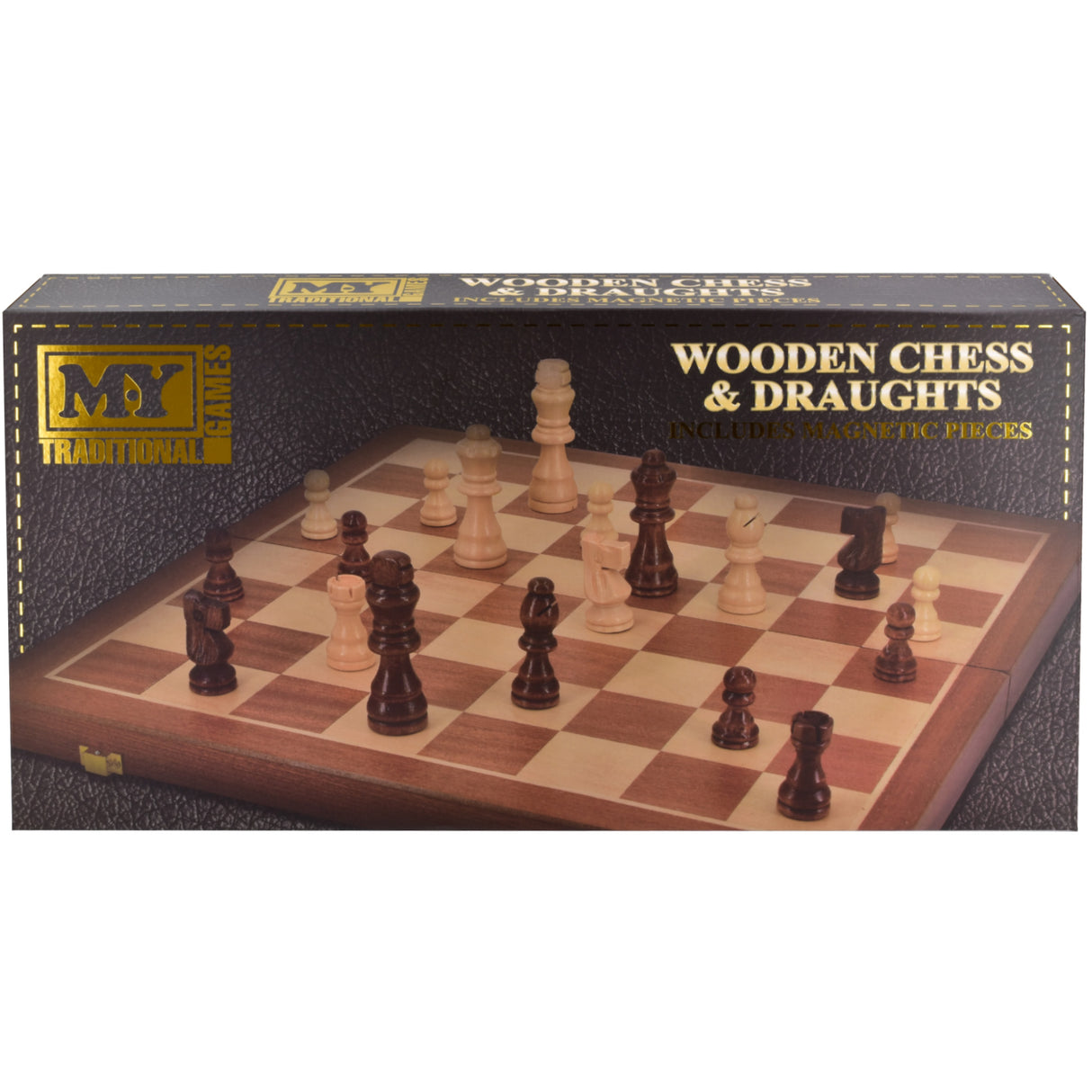 Premium Magnetic Chess & Draughts Set