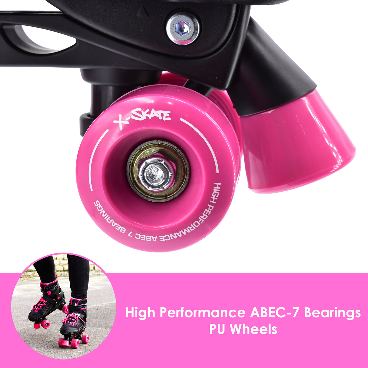 Adjustable Quad Roller Skates