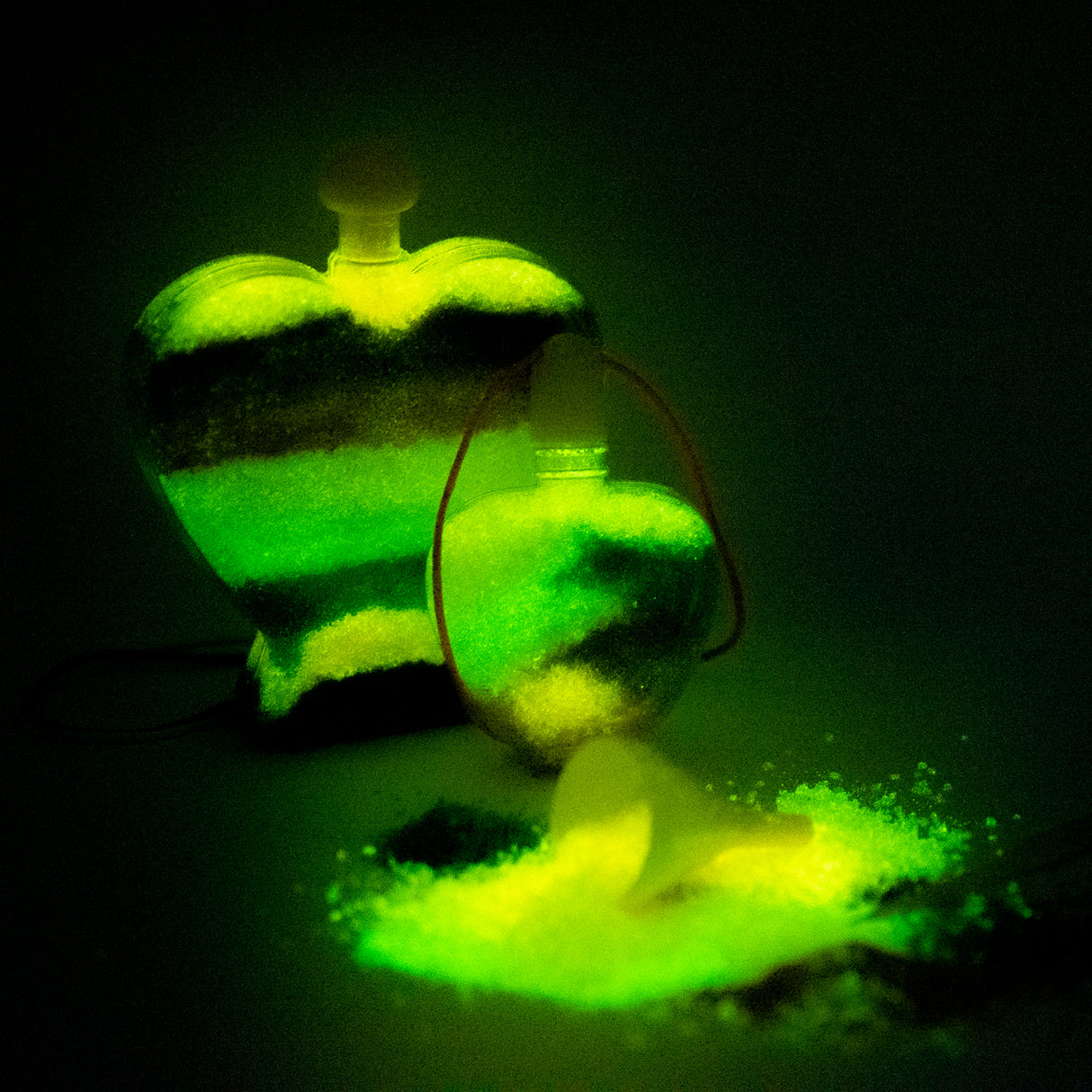 Glow in the Dark Bottle Sand Art