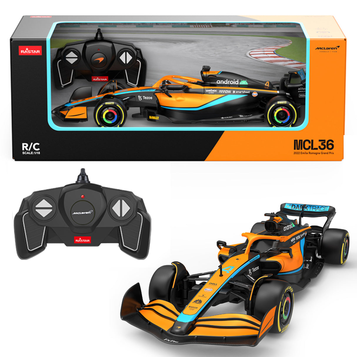 Remote Control 1:18 McLaren MCL36 F1