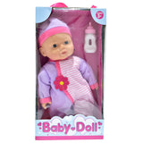 Soft Vinyl Baby Doll with Bottle