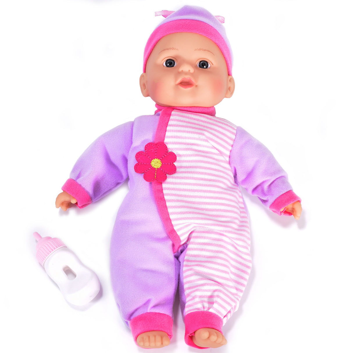 Soft Vinyl Baby Doll with Bottle