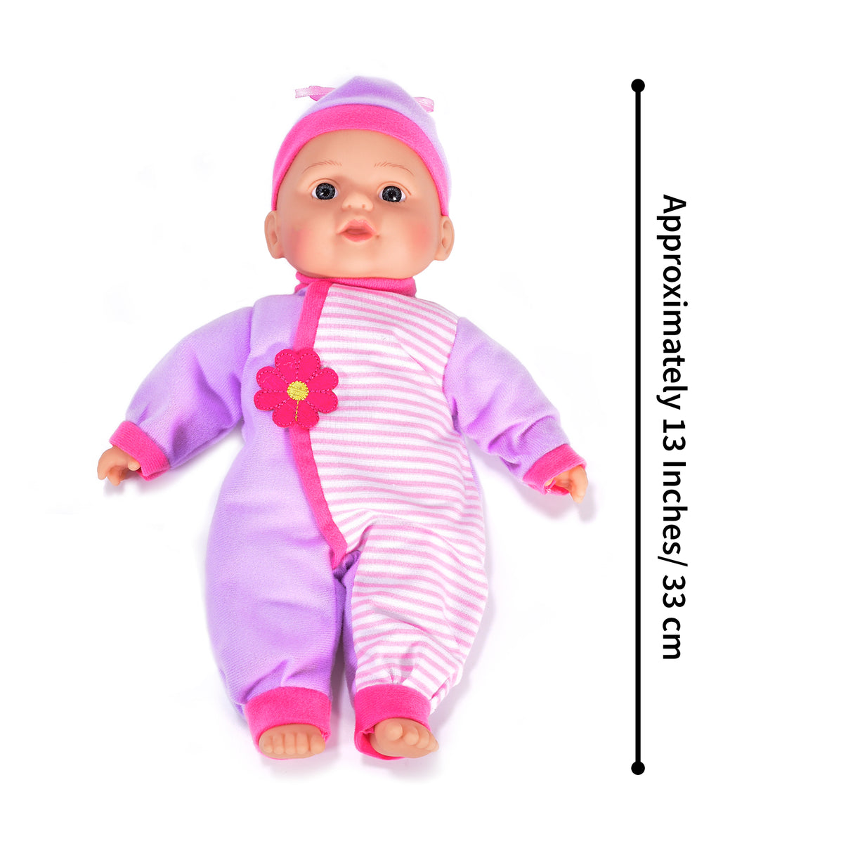 Soft Vinyl Baby Doll with Bottle