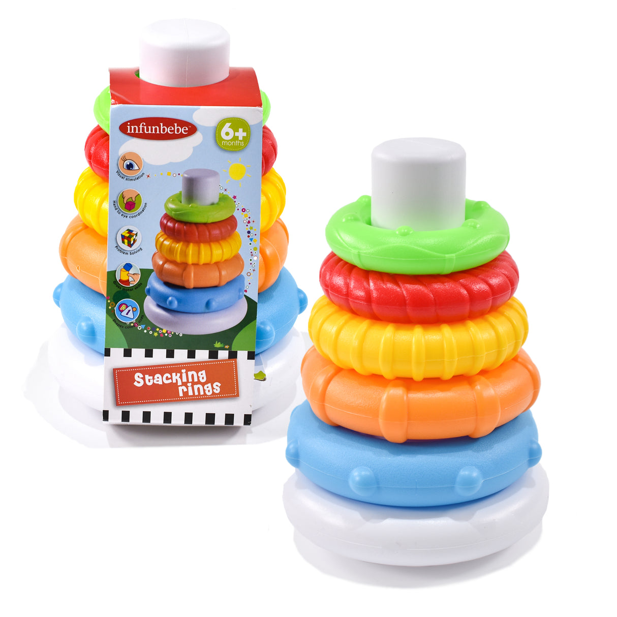 Baby Rainbow Stacking Toy 6 Months+