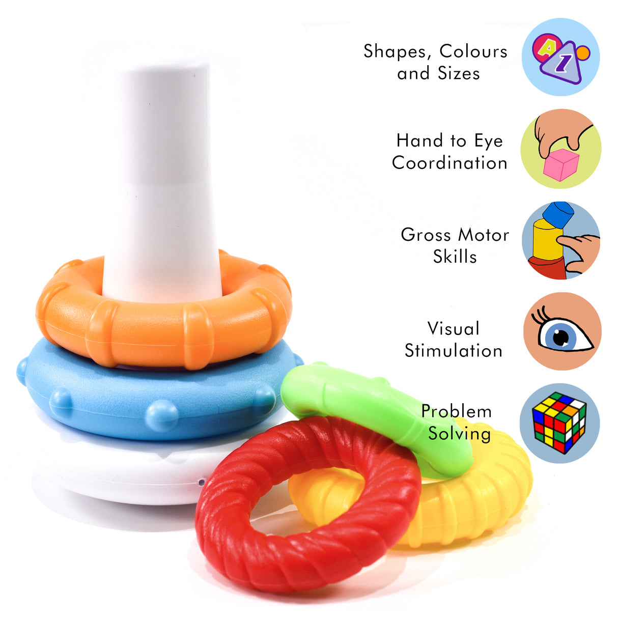 Baby Rainbow Stacking Toy 6 Months+