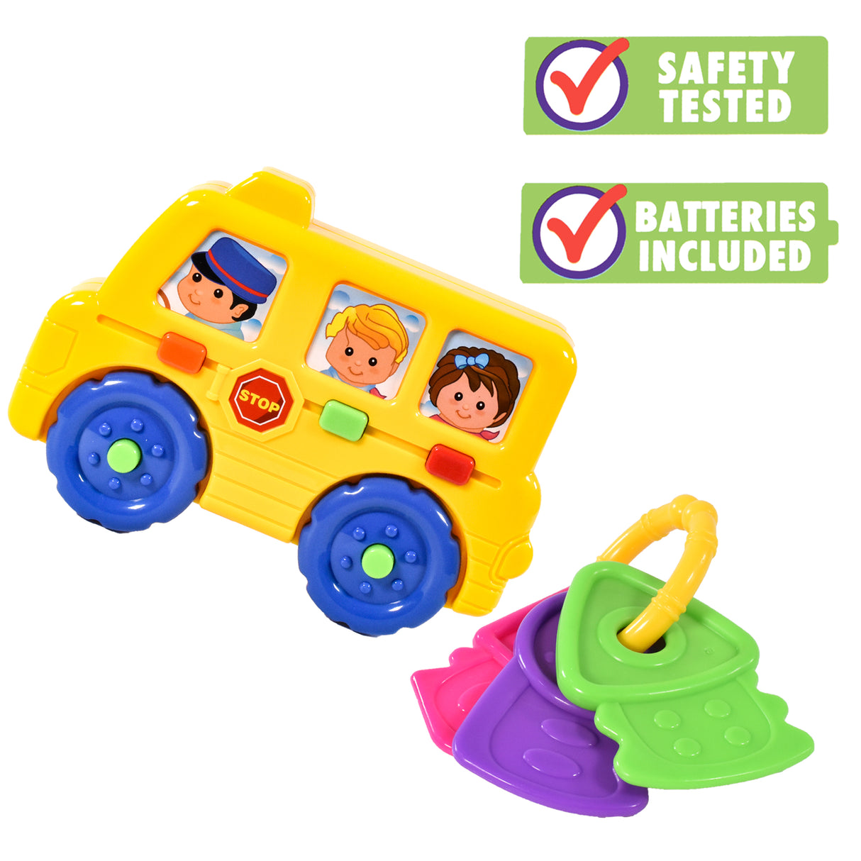 Bus and Keys Battery Operated Play Set