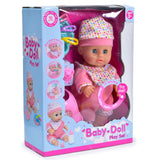 Drink & Wet Baby Doll Set with Bottle & Doll Accessories