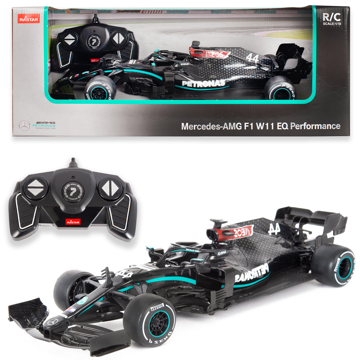 Remote Control 1:18 Mercedes W11 EQ F1 Car