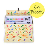 54 Piece Kids Art Set in Box with Drawers